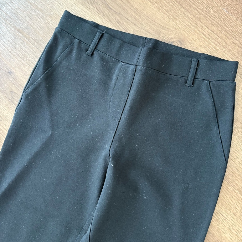 NWT Quince Ultra-Stretch Ponte Straight Leg Pant Regular Black XS - Picture 4 of 9